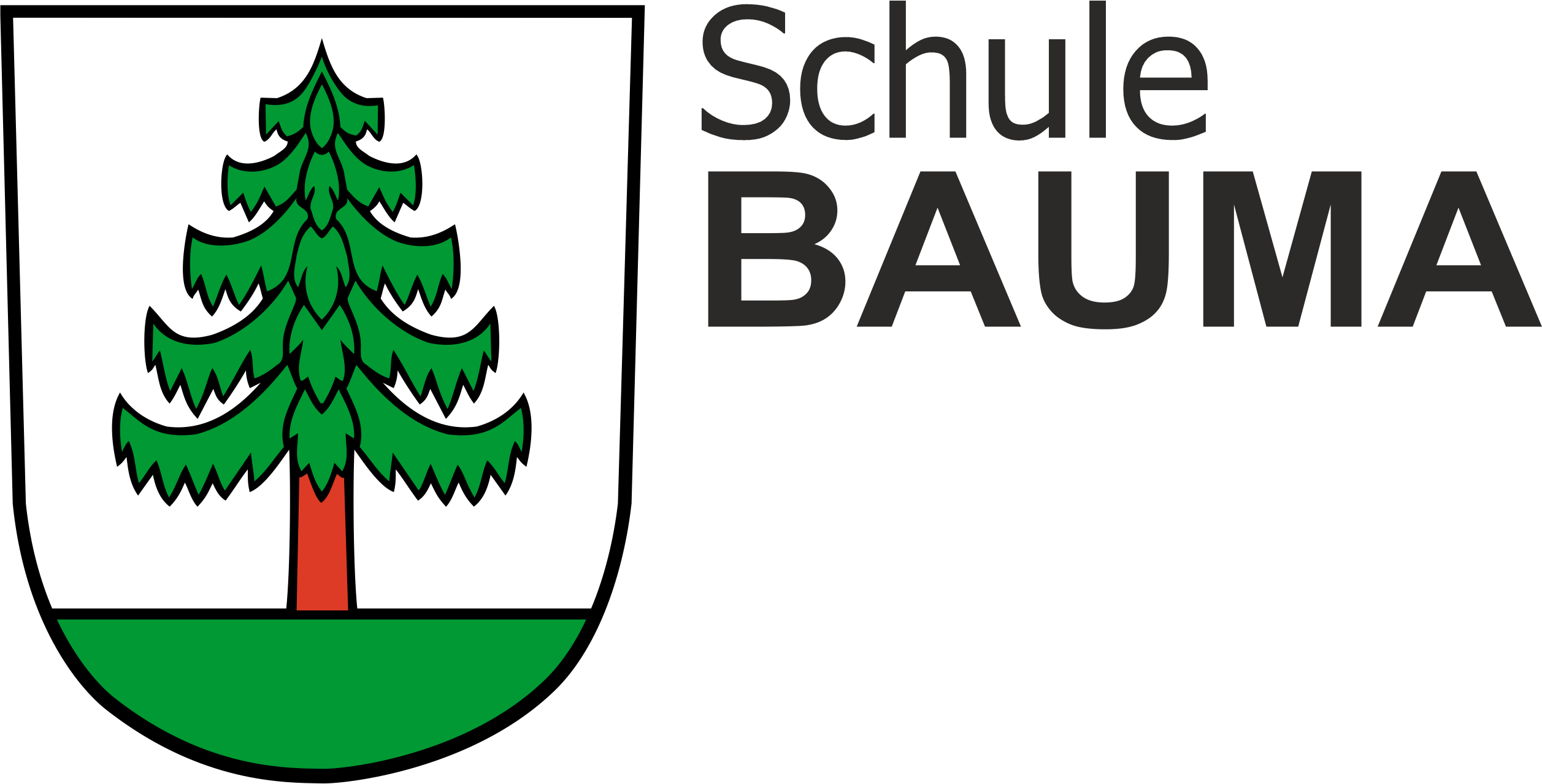 Logo, Schule Bauma_f